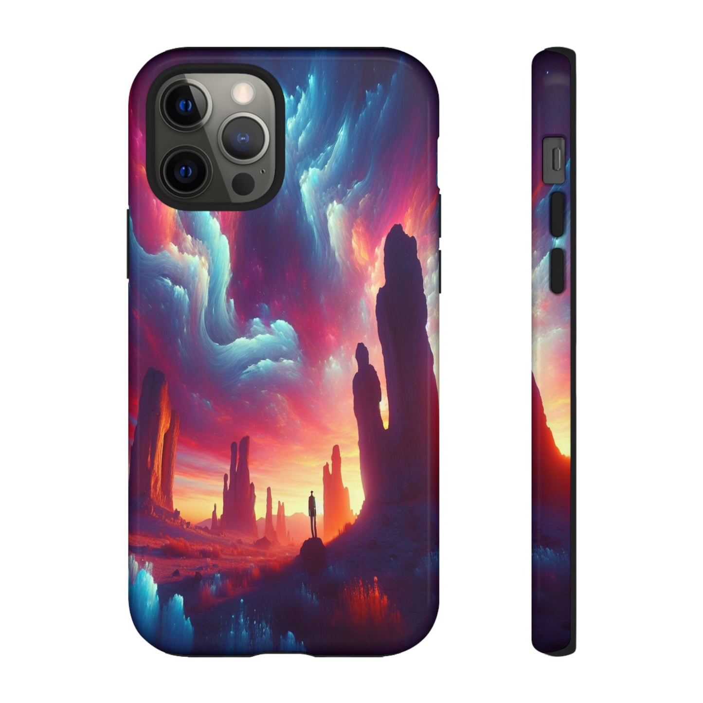 Wanderer in the Painted Sky - Phone Case