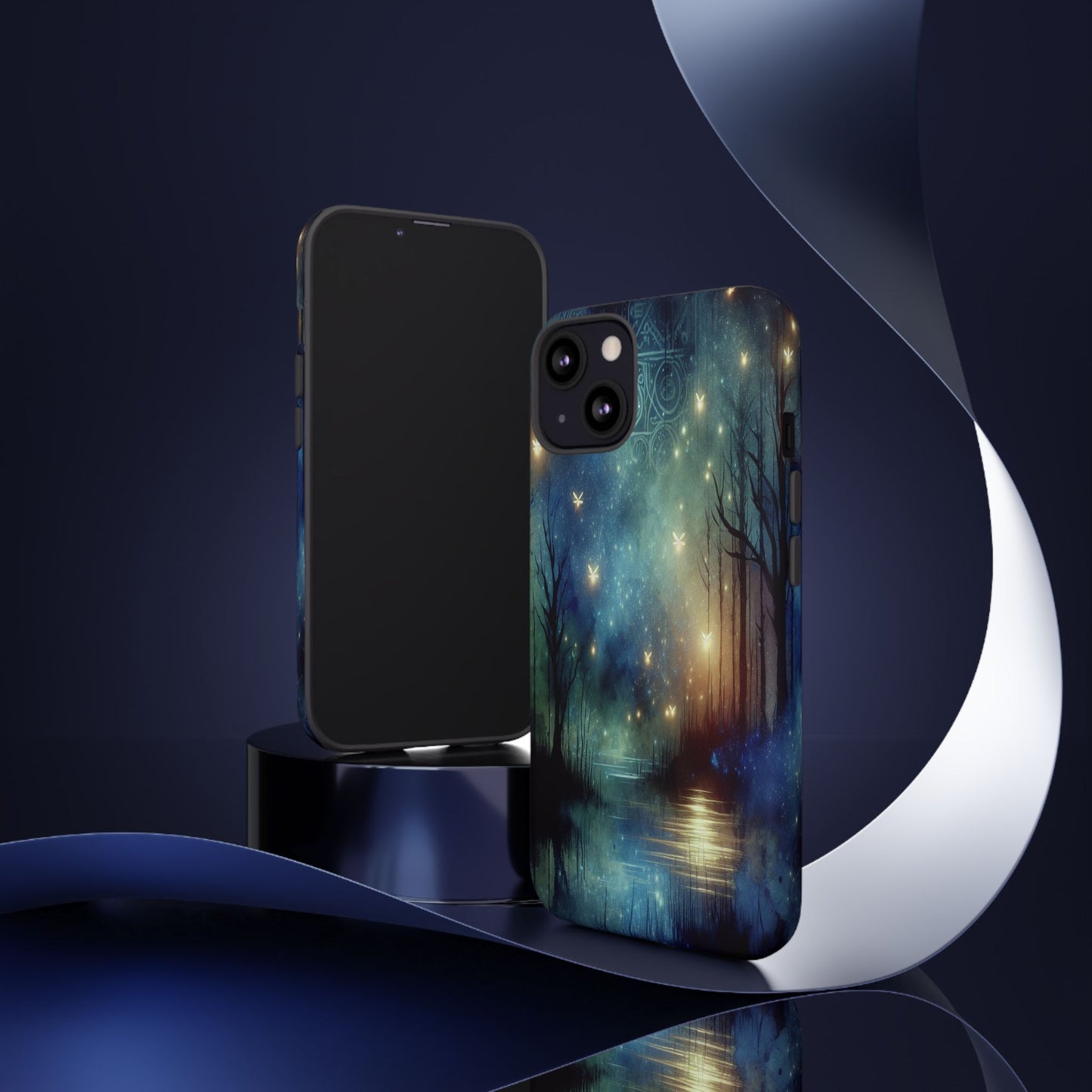 Starlit Fantasy Forest - Phone Case