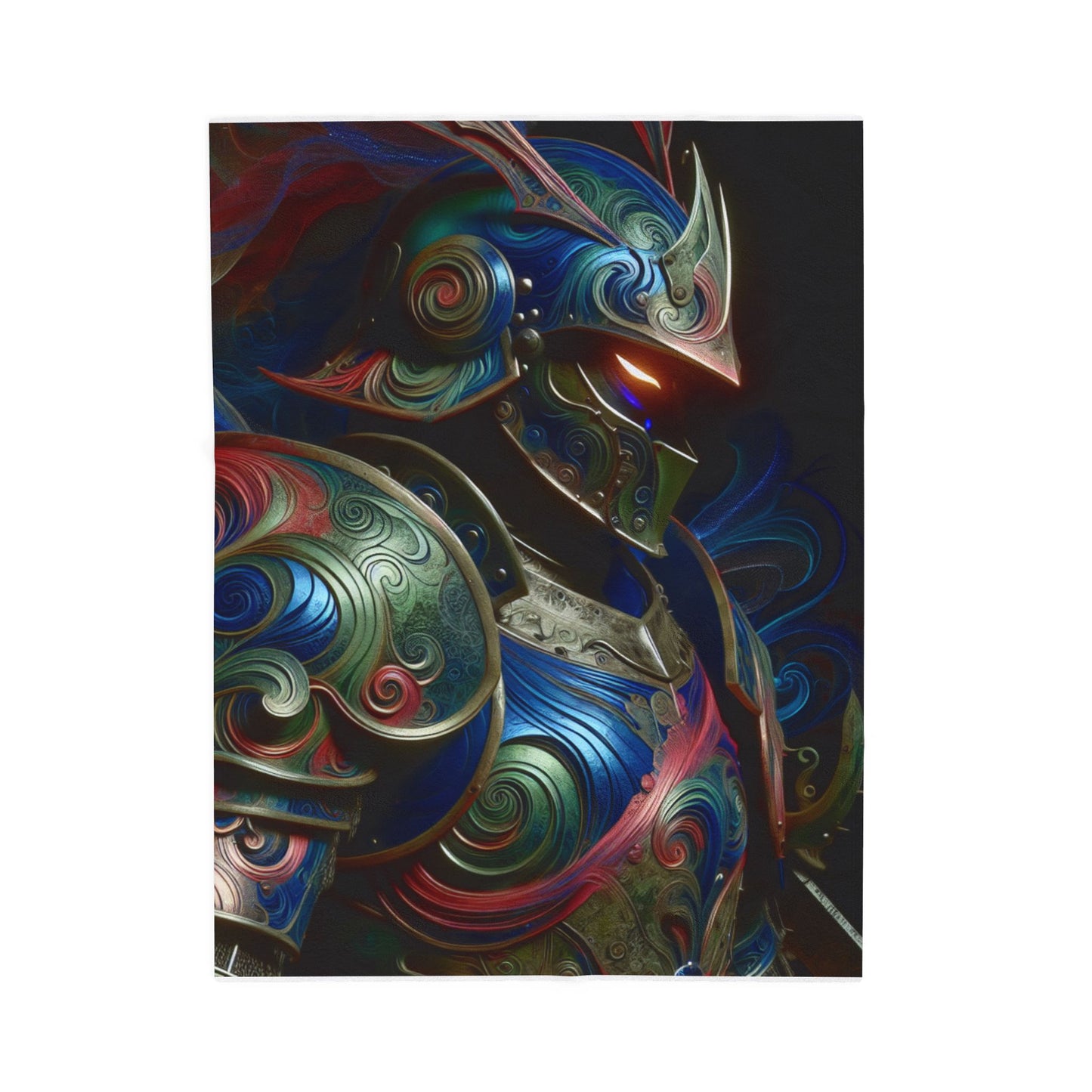 Knight of Celestial Armor - Plush Blanket