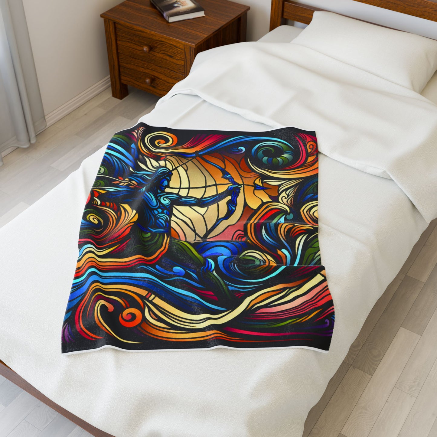 Archer in the Swirling Currents - Plush Blanket