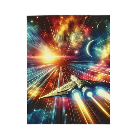 Interstellar Odyssey- Plush Blanket