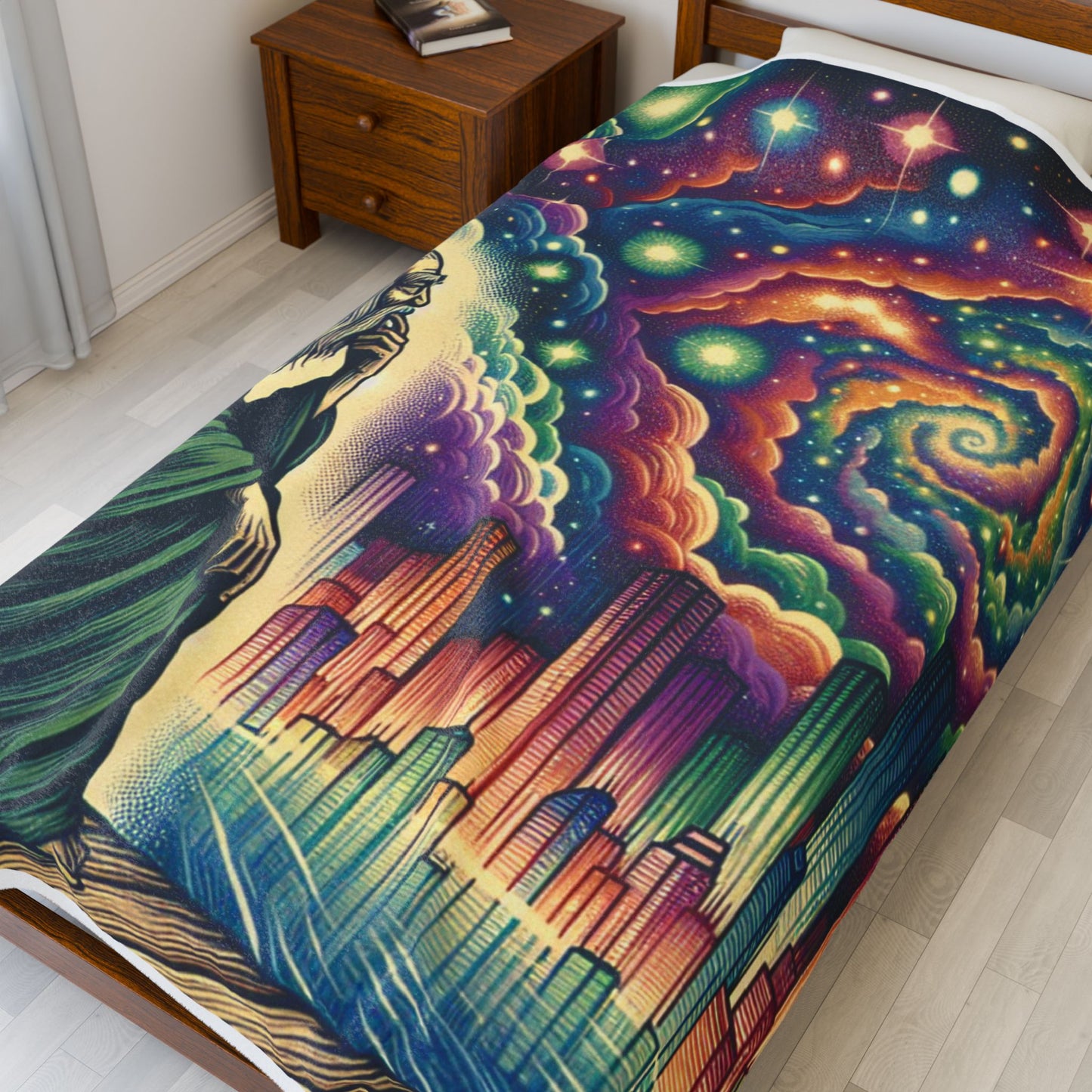 Galactic Musings of a Traveler - Plush Blanket