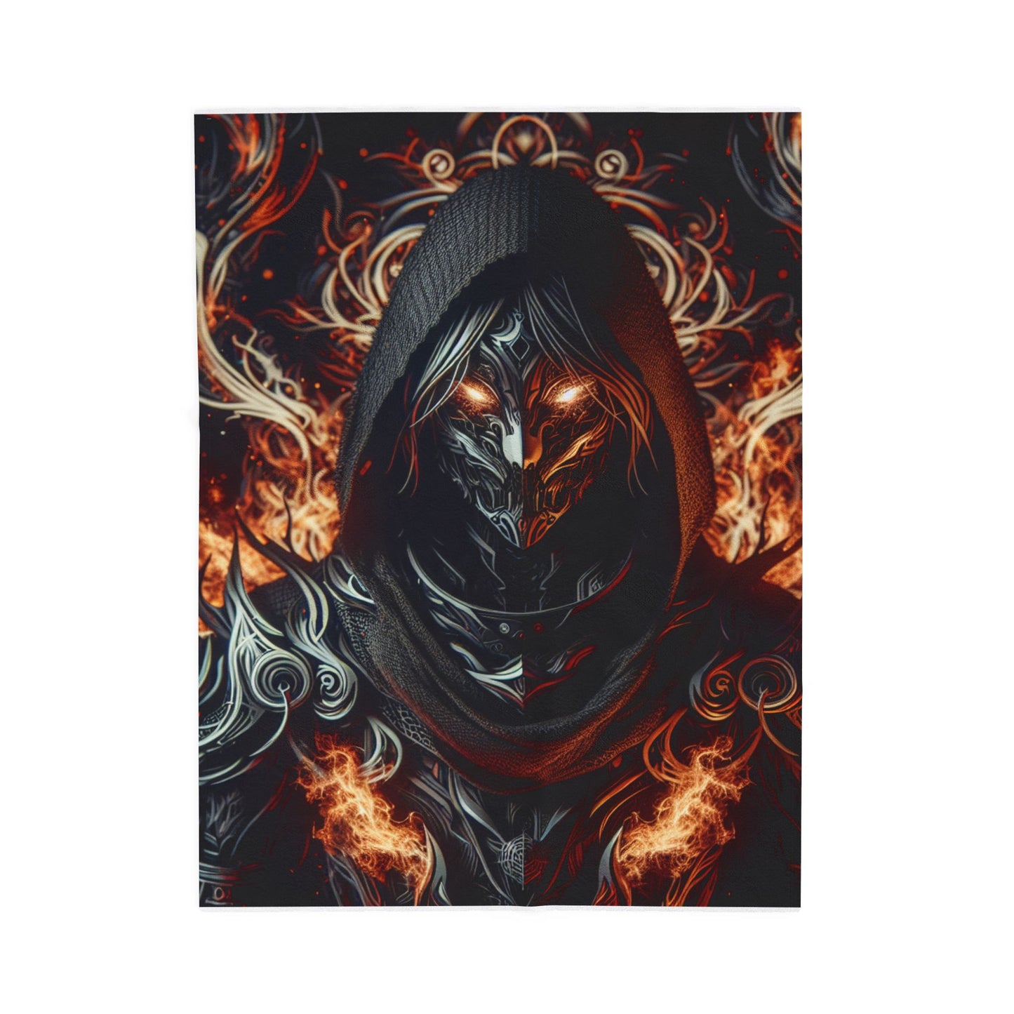 Wicked Flaming Guardian - Plush Blanket