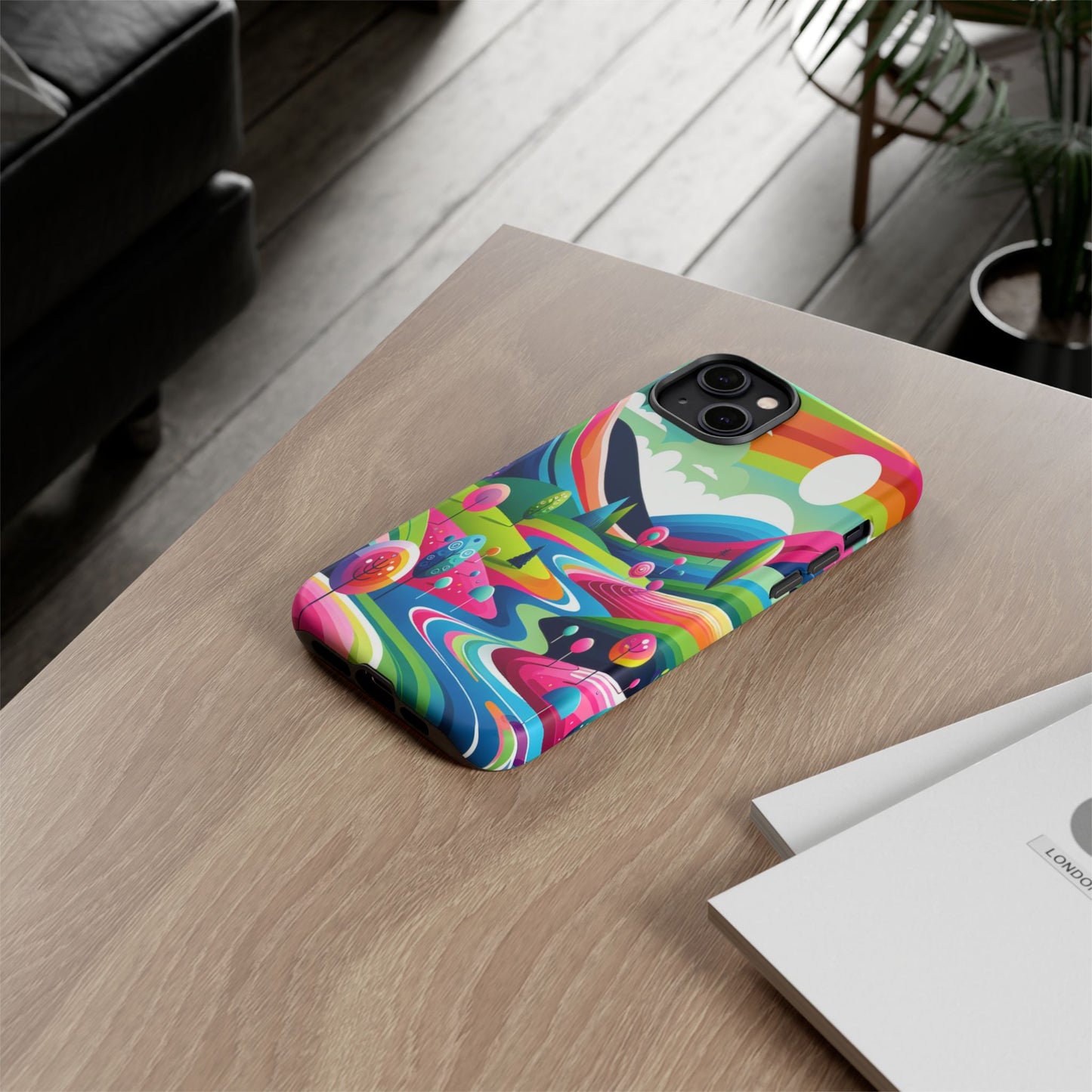 Colorful Landscape Journey - Phone Case