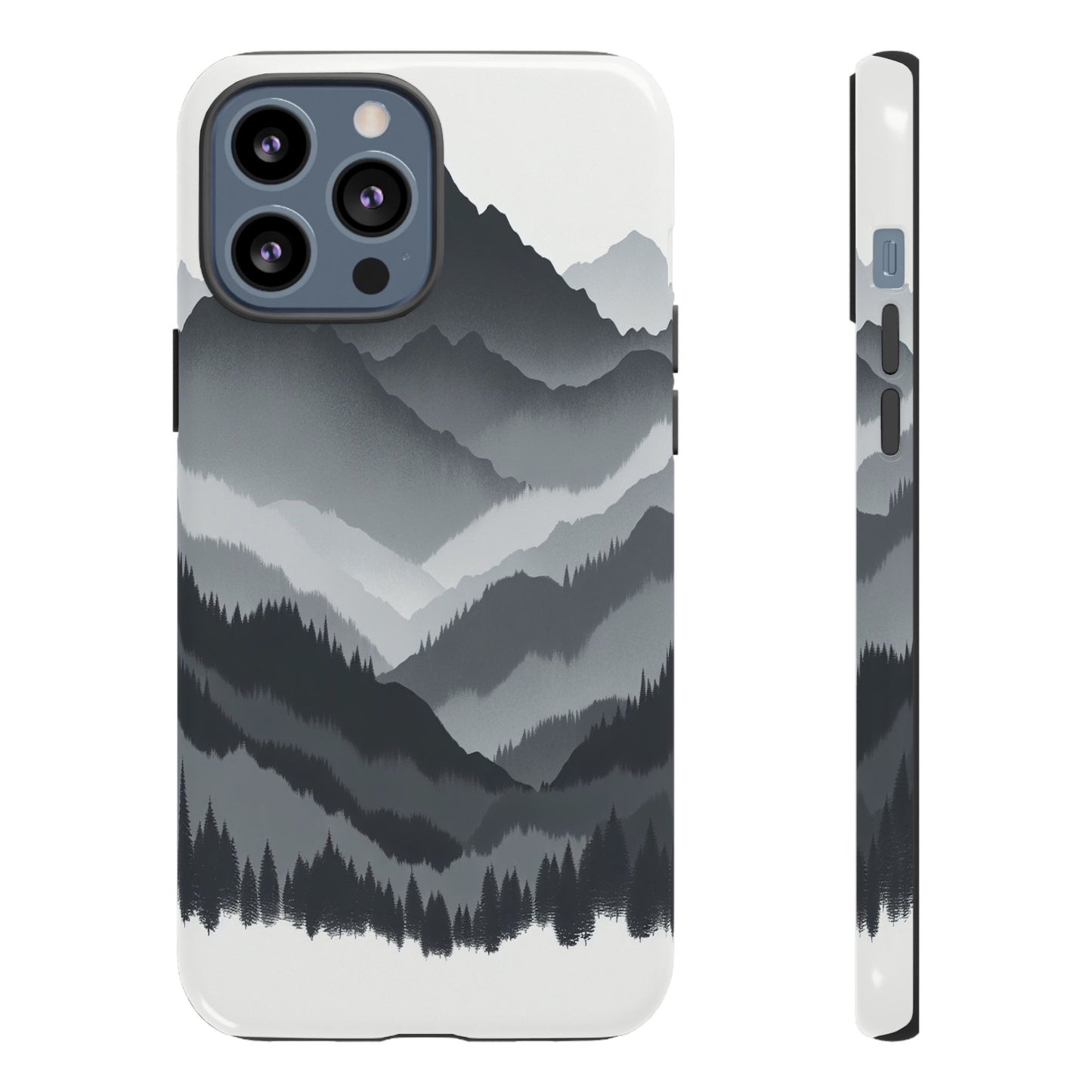 Layers of Misty Peaks - Phone Case