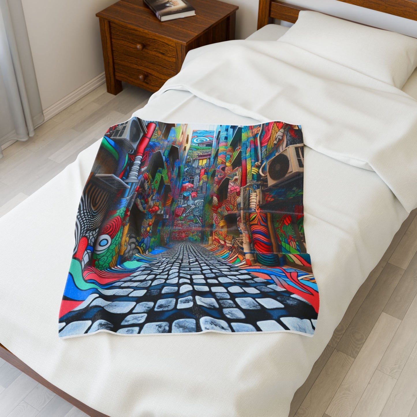 Alley of Creativity - Plush Blanket