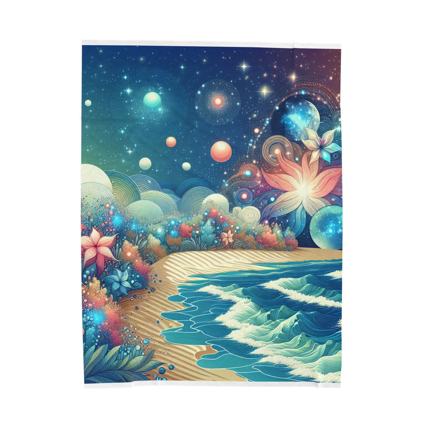 Oceanic Dreamscape - Plush Blanket