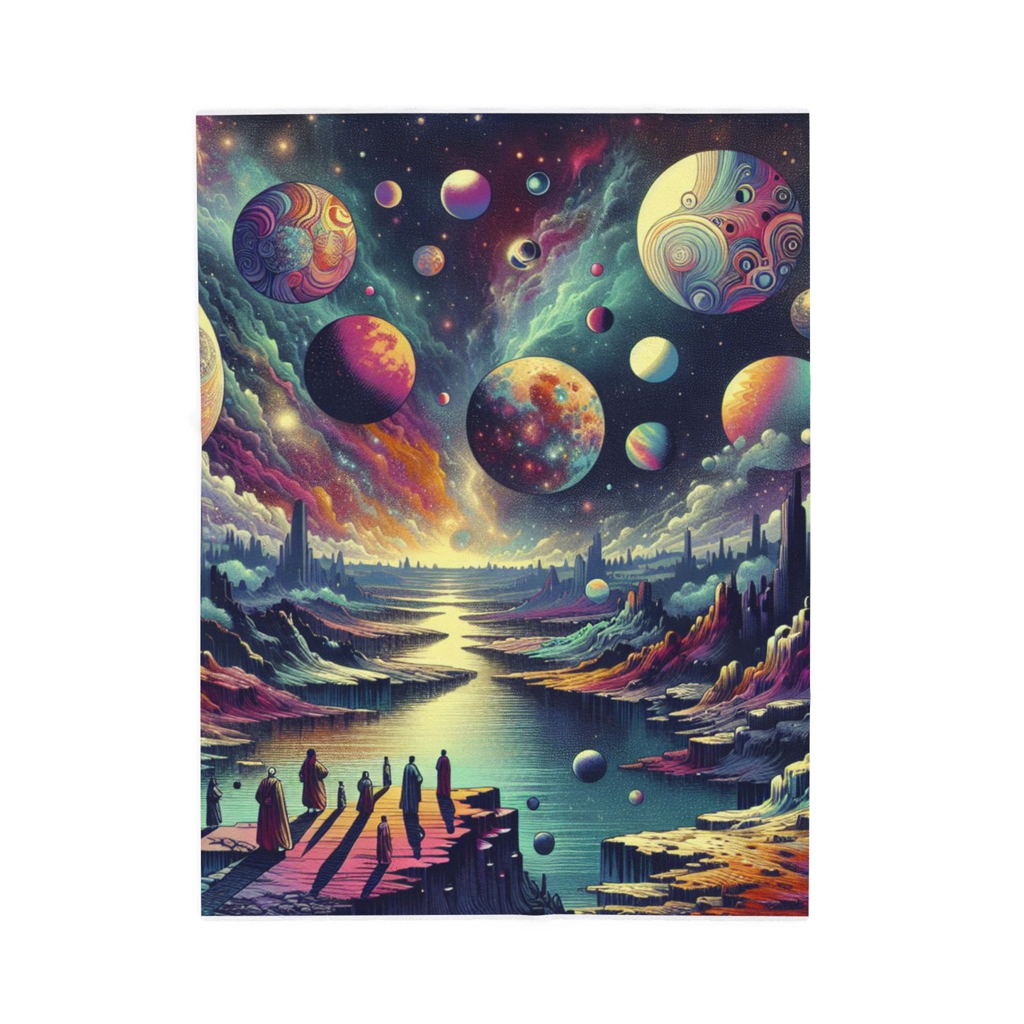 Planetary Odyssey - Plush Blanket