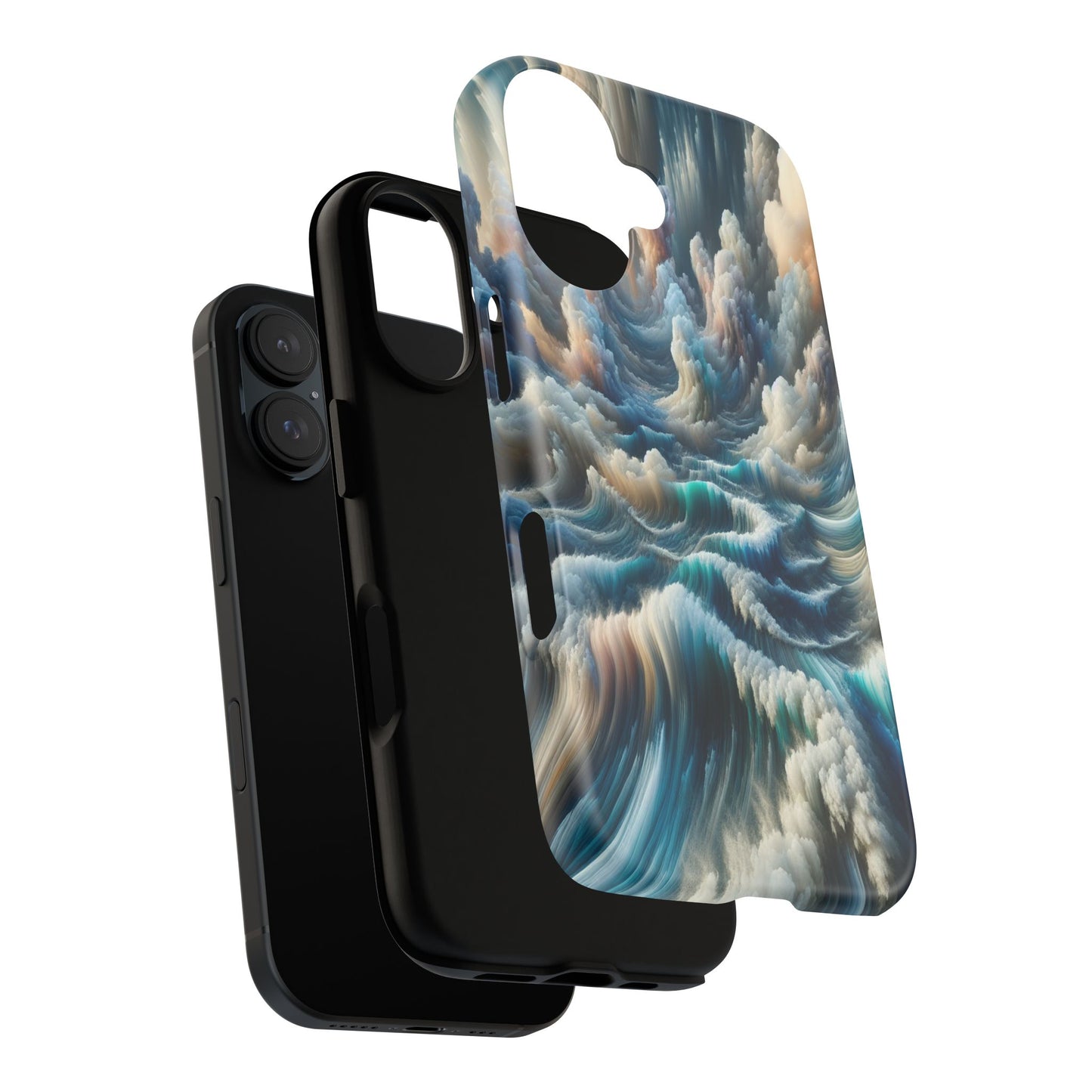 Waves of Clouded Light - Phone Case