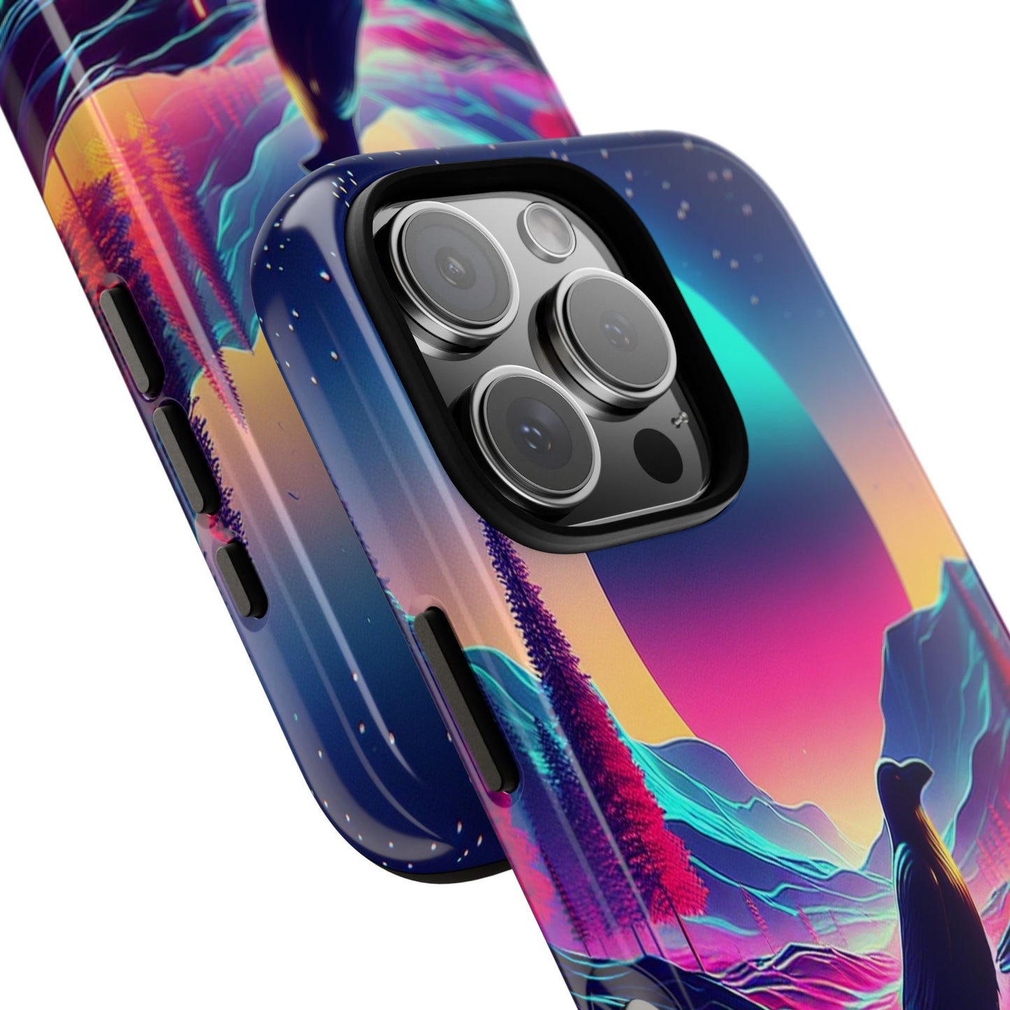 Celestial Horizon with Raven - Phone Case