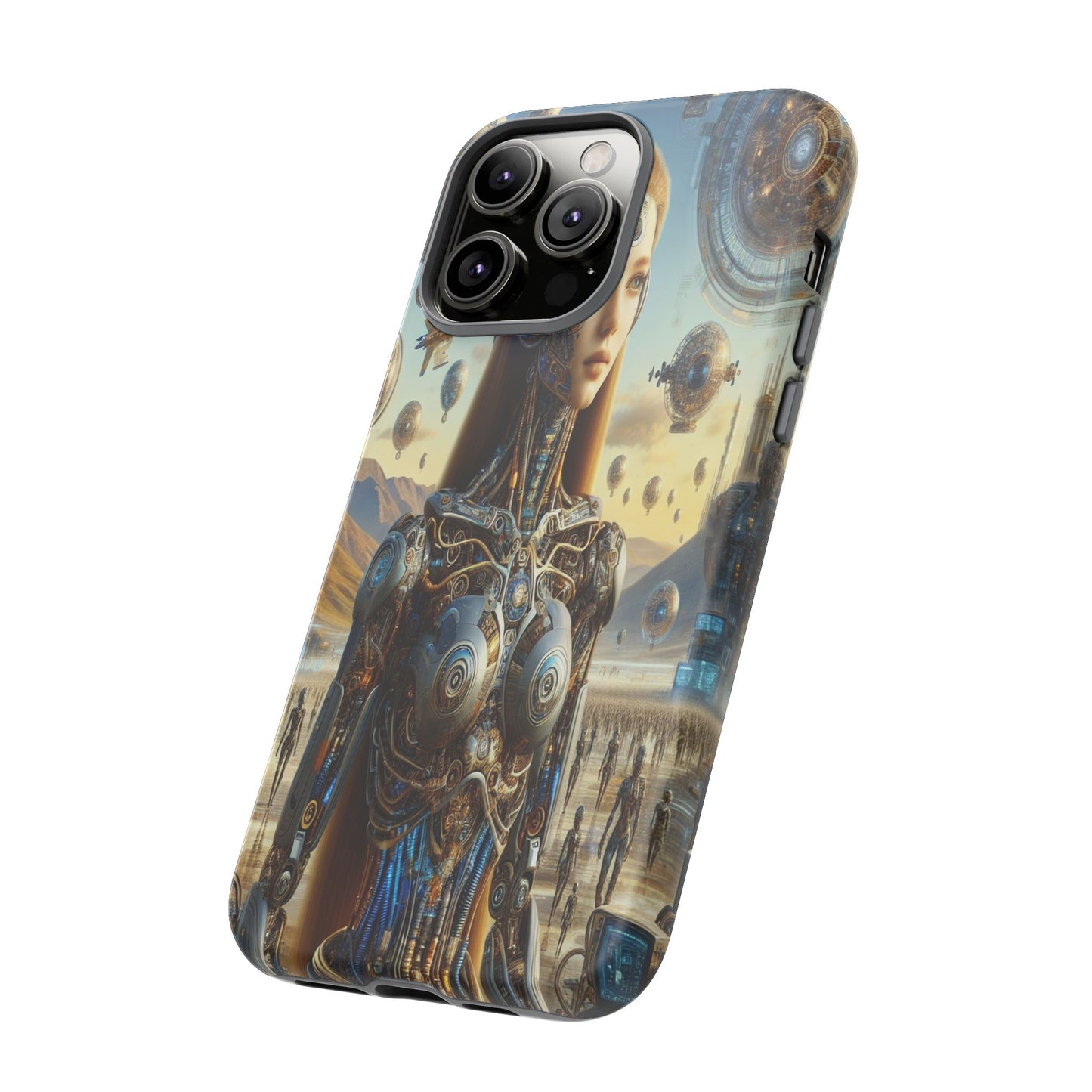 Futuristic Realm of Technology - Phone Case