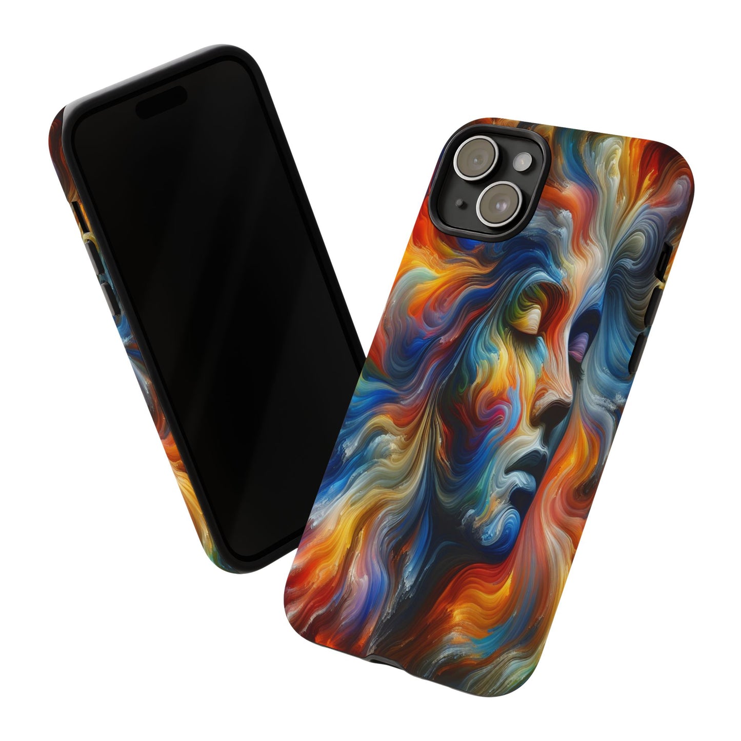 Custom Protective Whirlwind of Colors Iphone Case Compatible With Iphone 16 15 14 - Phone Cover