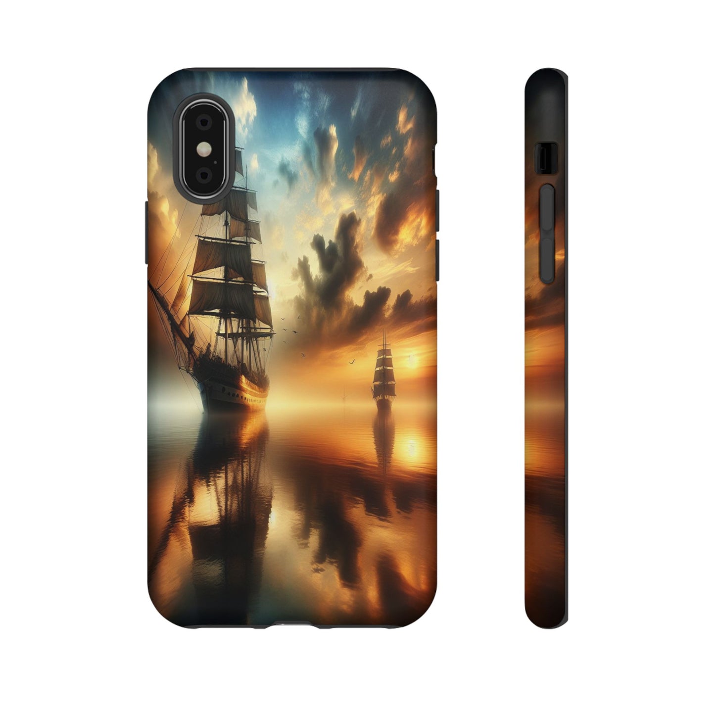 Custom ProtectiveSailing at DawnIphone Case Compatible With Iphone 16 15 14 - Phone Cover