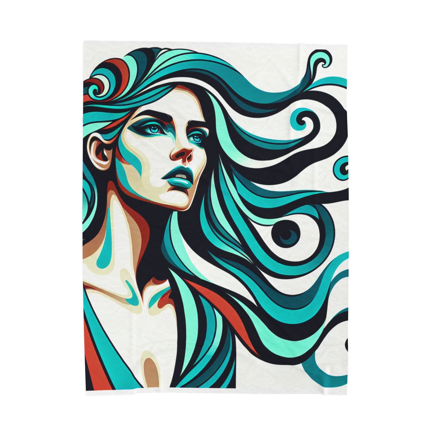 Flowing Grace - Plush Blanket