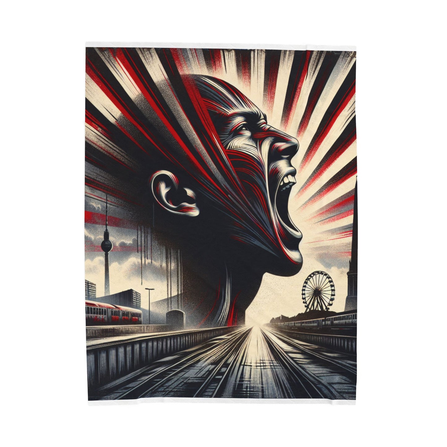 Exuberant Echoes - Plush Blanket