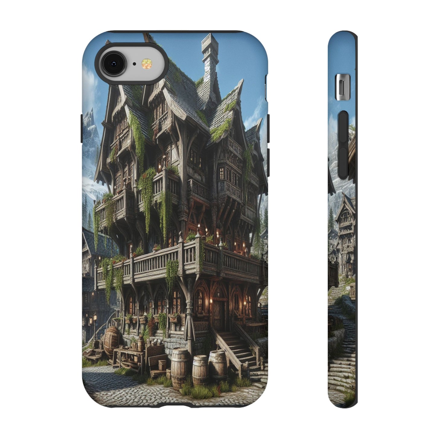 Custom ProtectiveMountain Village RetreatIphone Case Compatible With Iphone 16 15 14 - Phone Cover