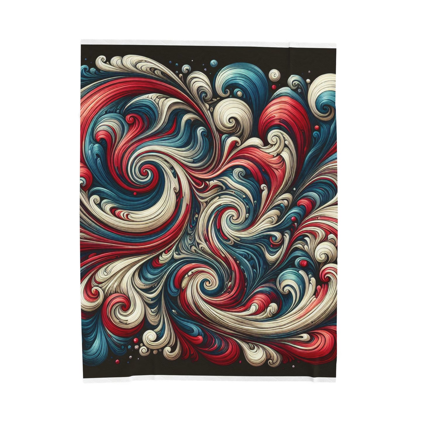 Swirling Tides - Plush Blanket