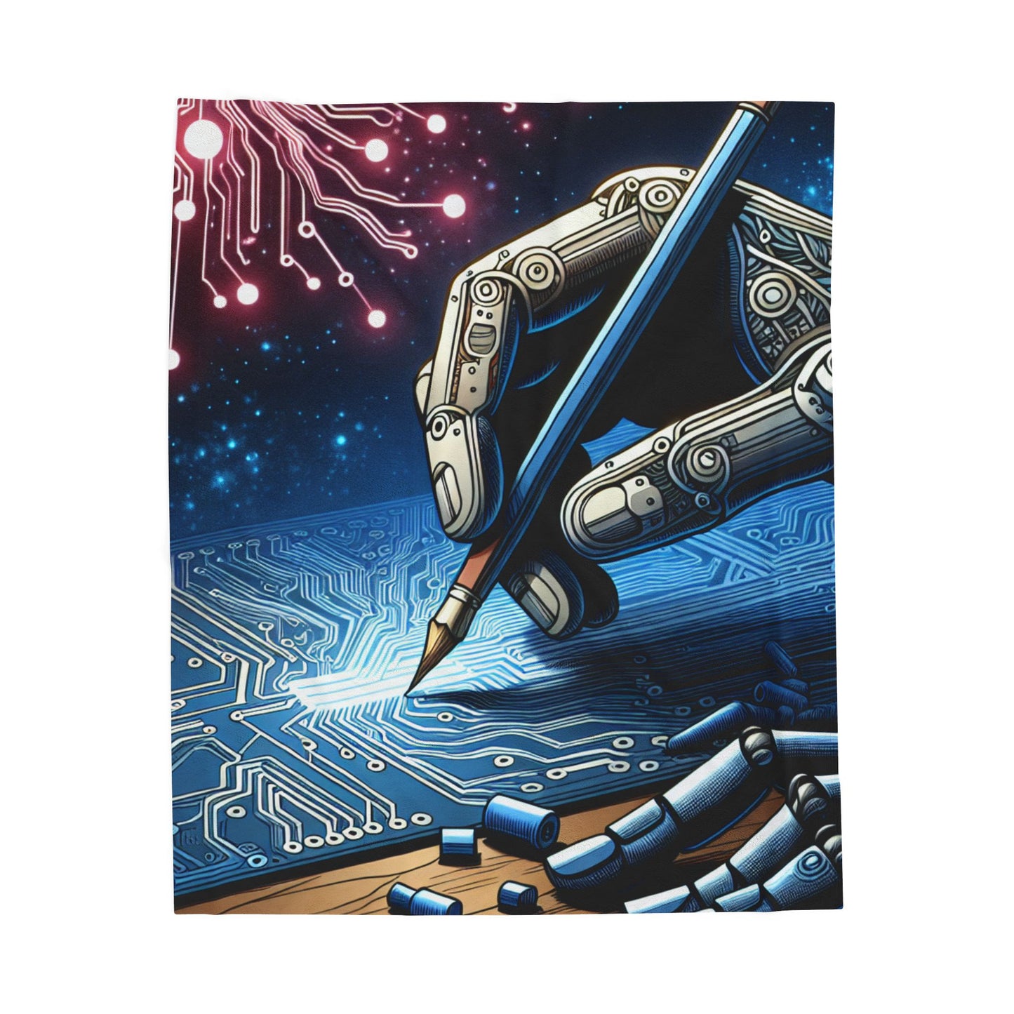 Artificial Creativity - Plush Blanket