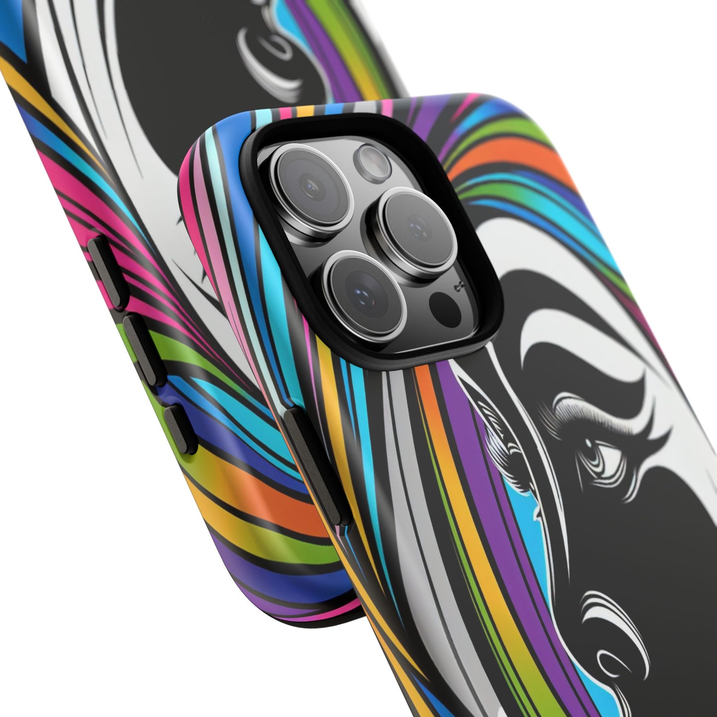 Colorful Portrait Fusion - Phone Case