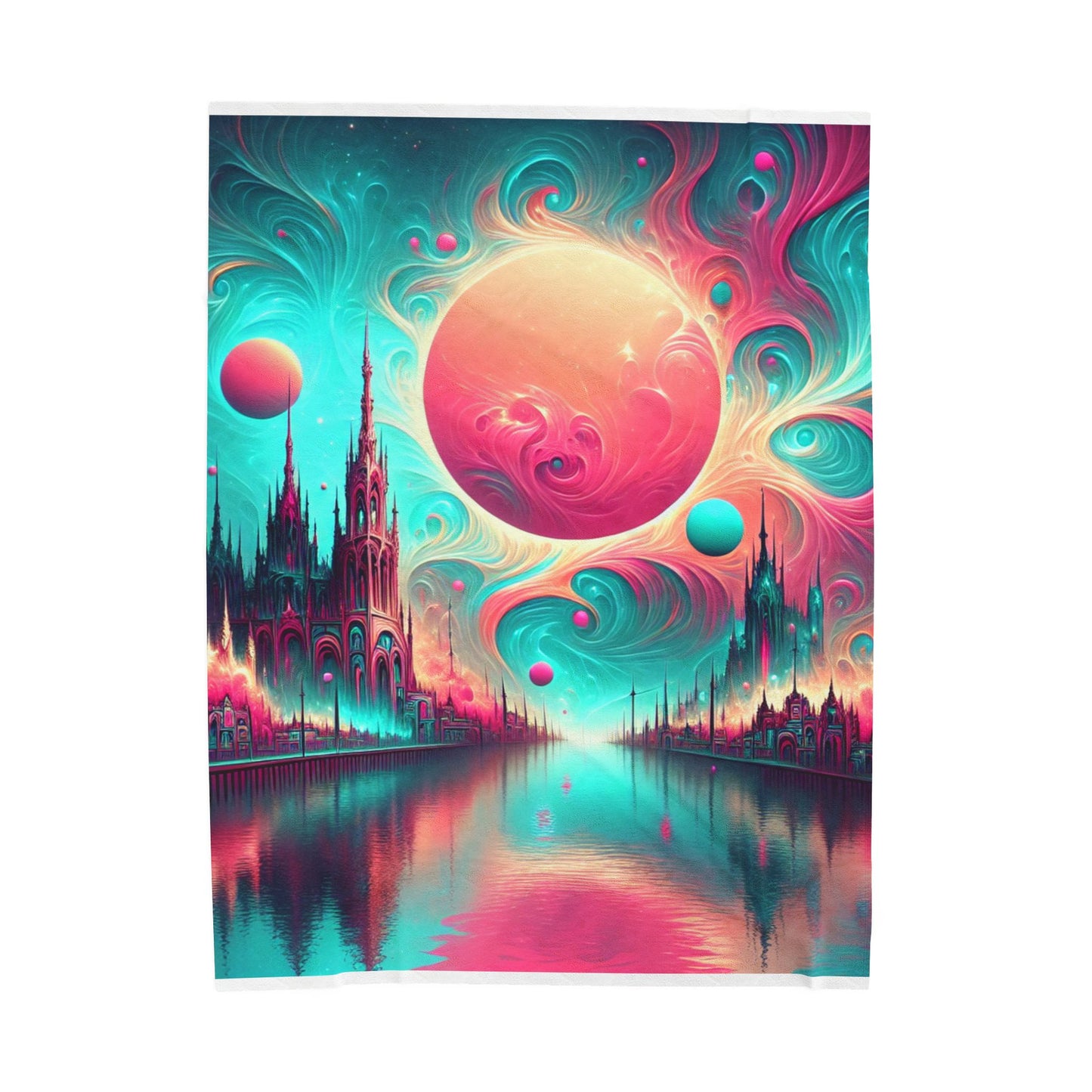 Chroma Reverie - Plush Blanket