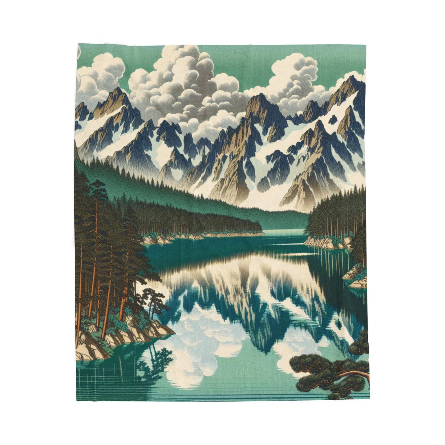 Reflections of Tranquility - Plush Blanket