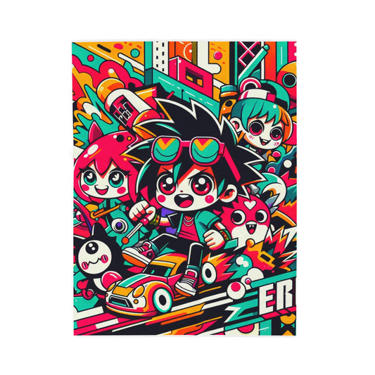 Vivid Adventure Duo - Plush Blanket