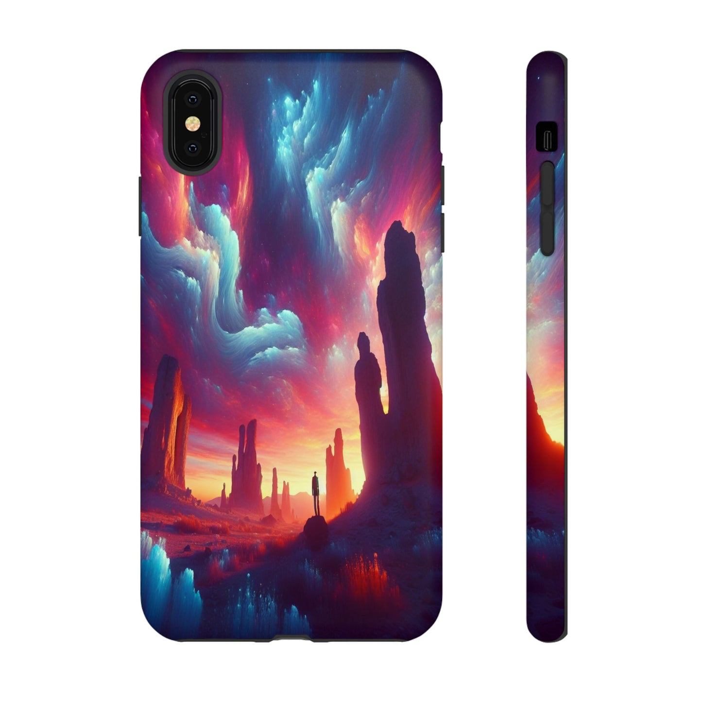 Wanderer in the Painted Sky - Phone Case