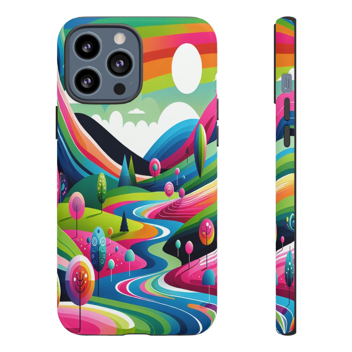 Colorful Landscape Journey - Phone Case