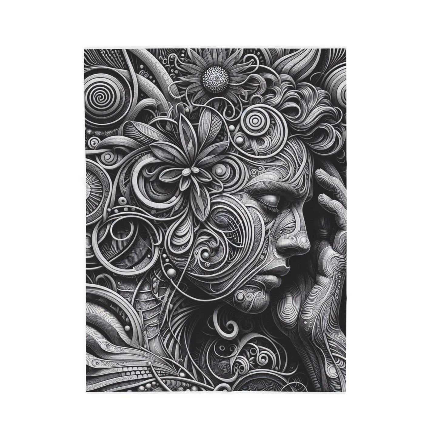 Intricate Mindfulness- Plush Blanket