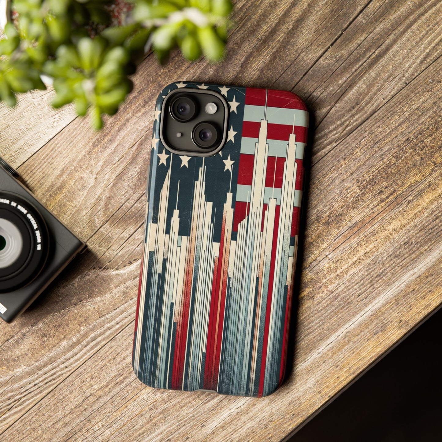 Skyline and Stars Unite - Phone Case