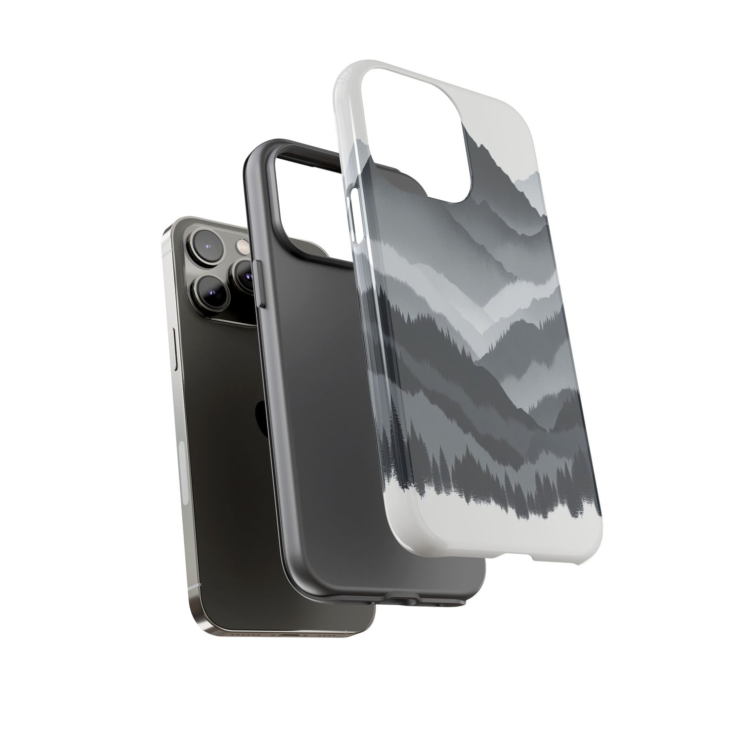 Layers of Misty Peaks - Phone Case