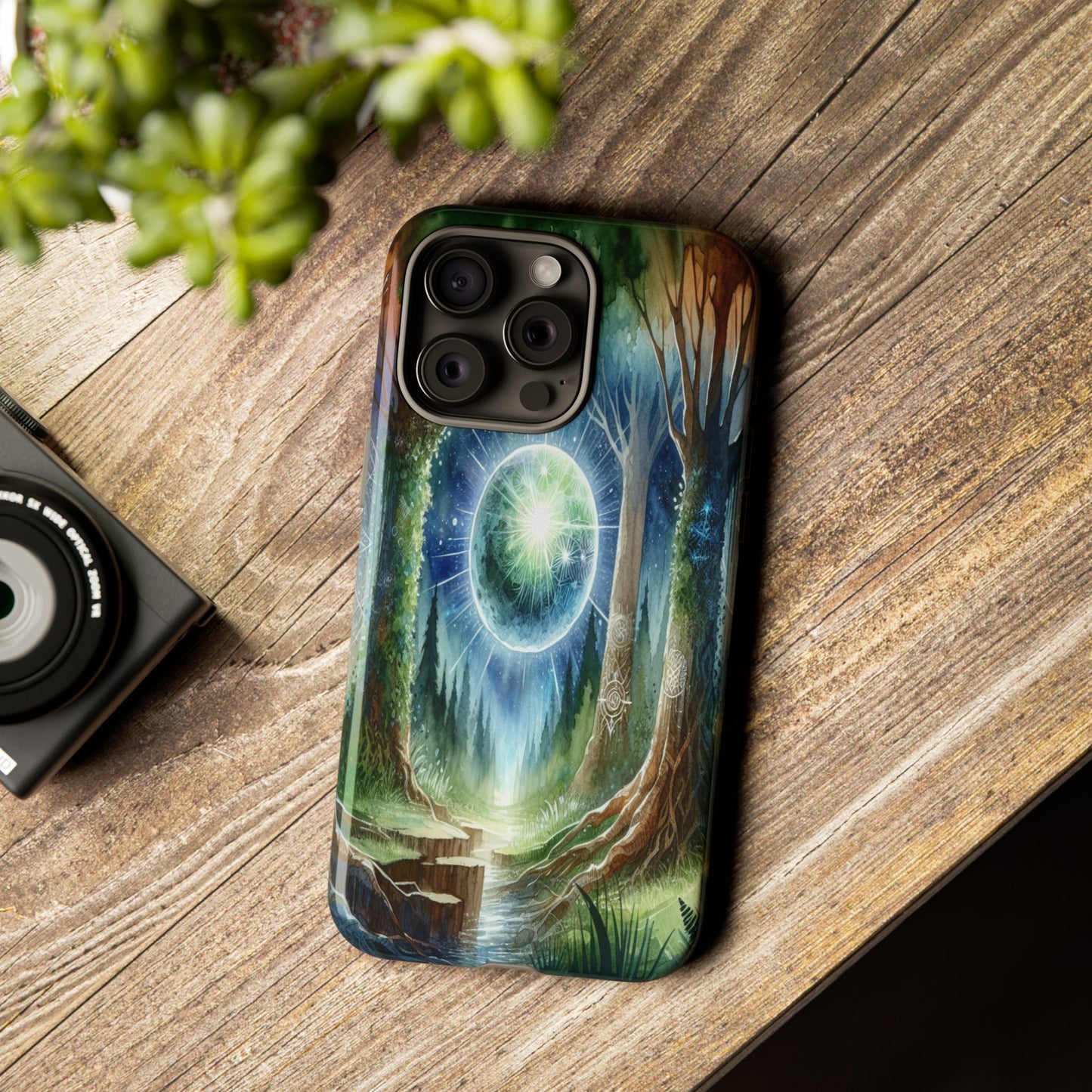 Celestial Forest Vista - Phone Case