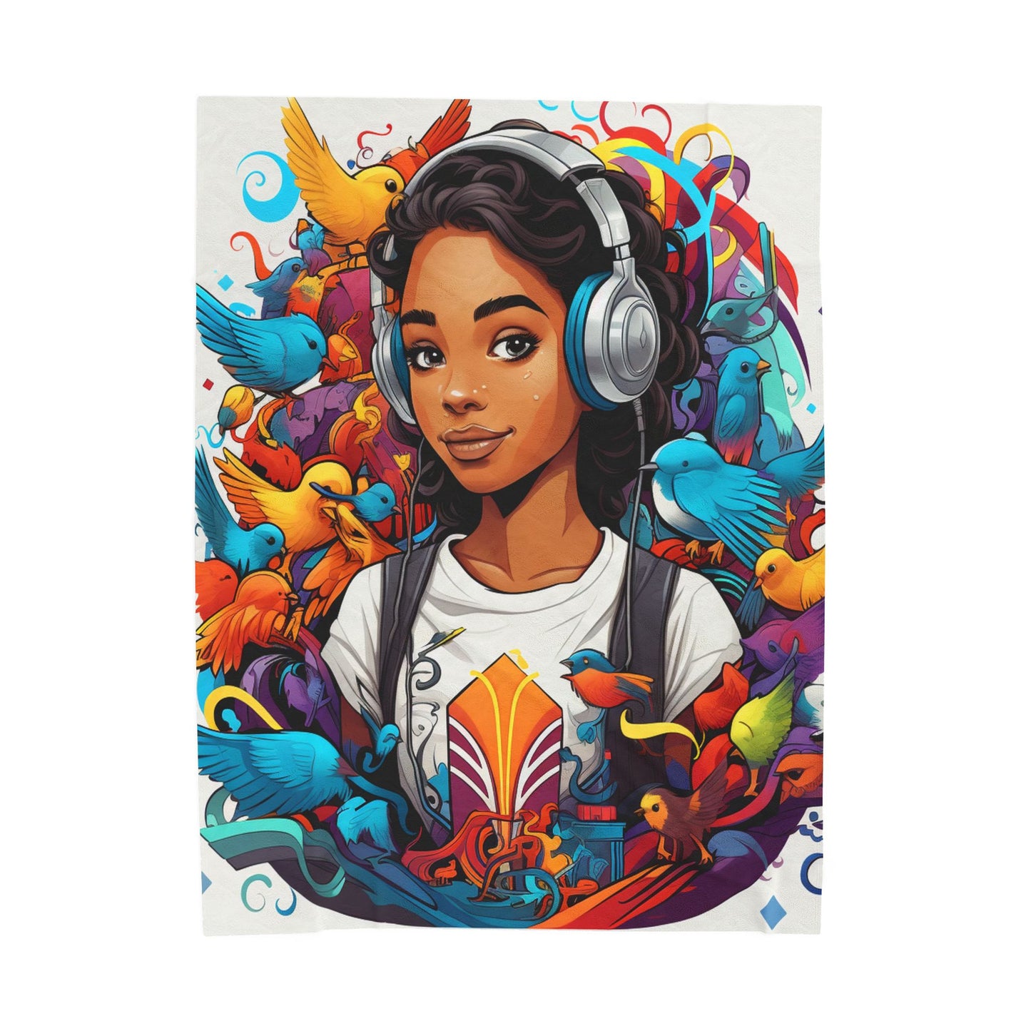 Melody of Colors- Plush Blanket