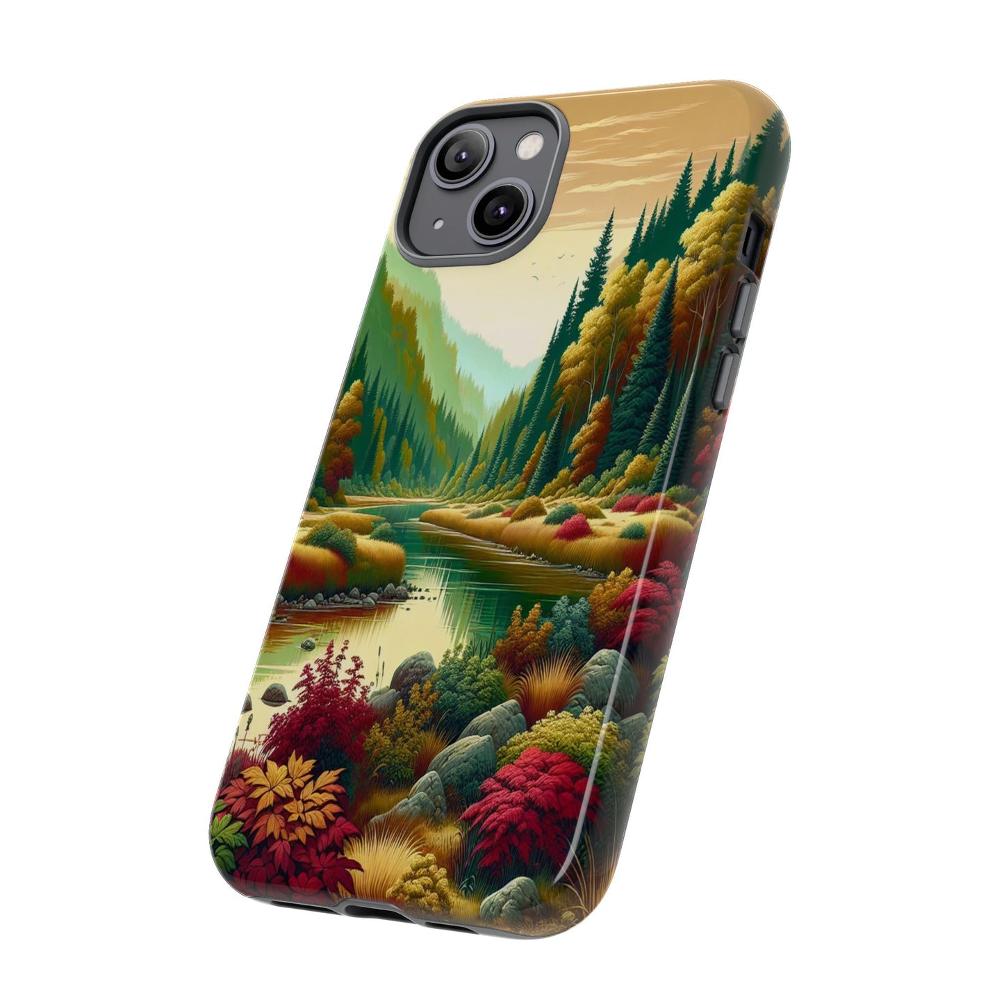 Custom ProtectiveWhispers of NatureIphone Case Compatible With Iphone 16 15 14 - Phone Cover