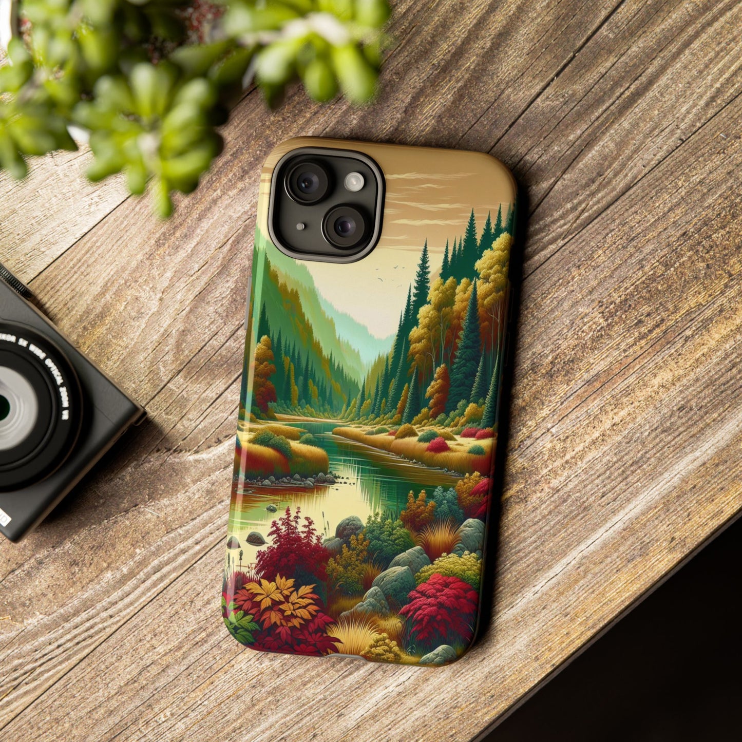 Custom ProtectiveWhispers of NatureIphone Case Compatible With Iphone 16 15 14 - Phone Cover