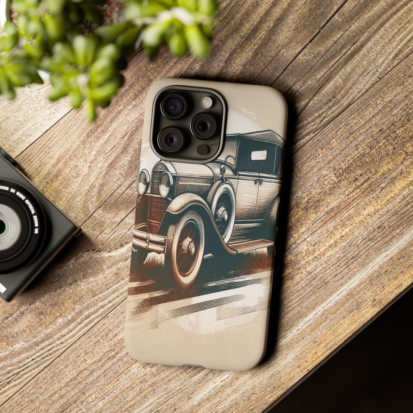 Vintage Wheels in Motion - Phone Case