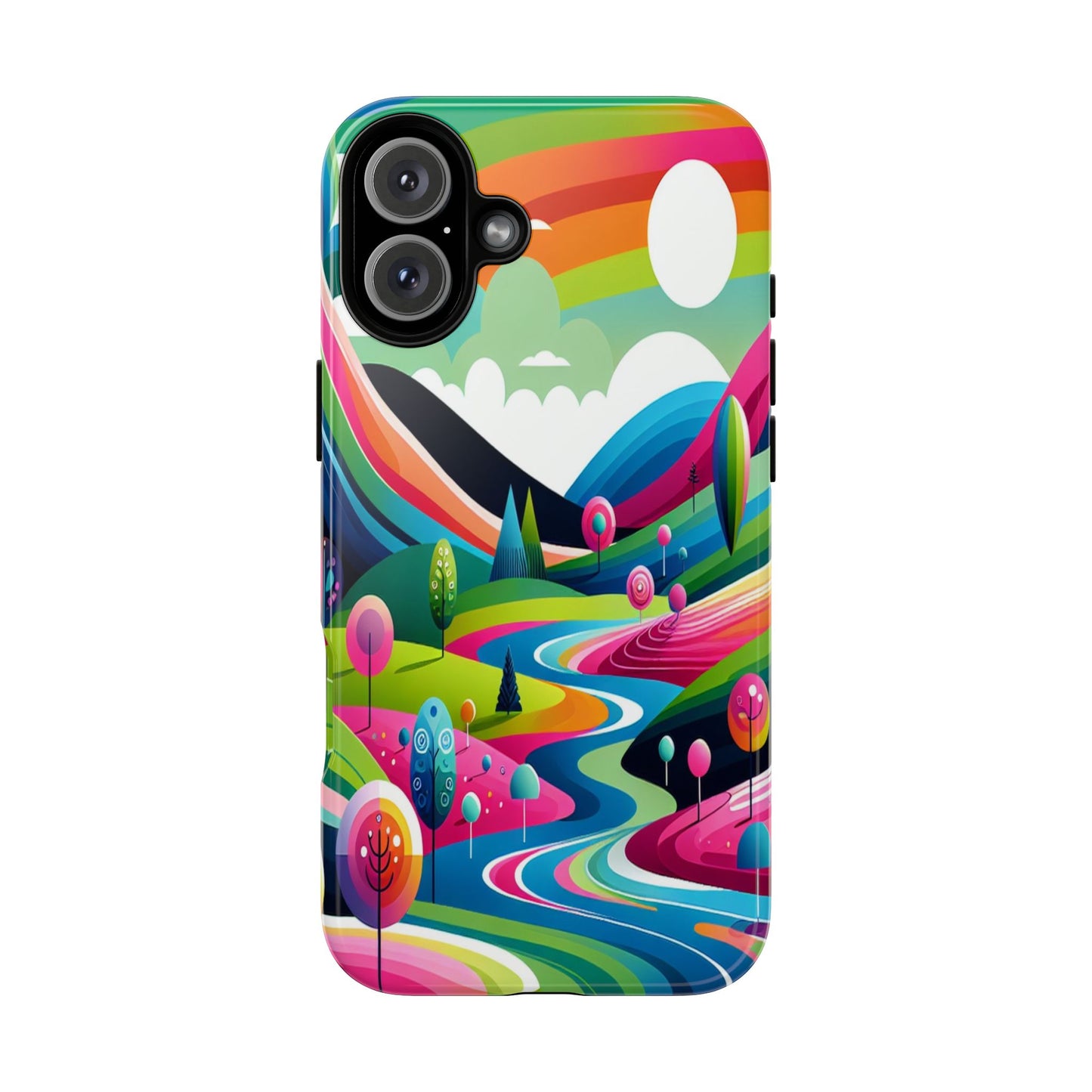Colorful Landscape Journey - Phone Case