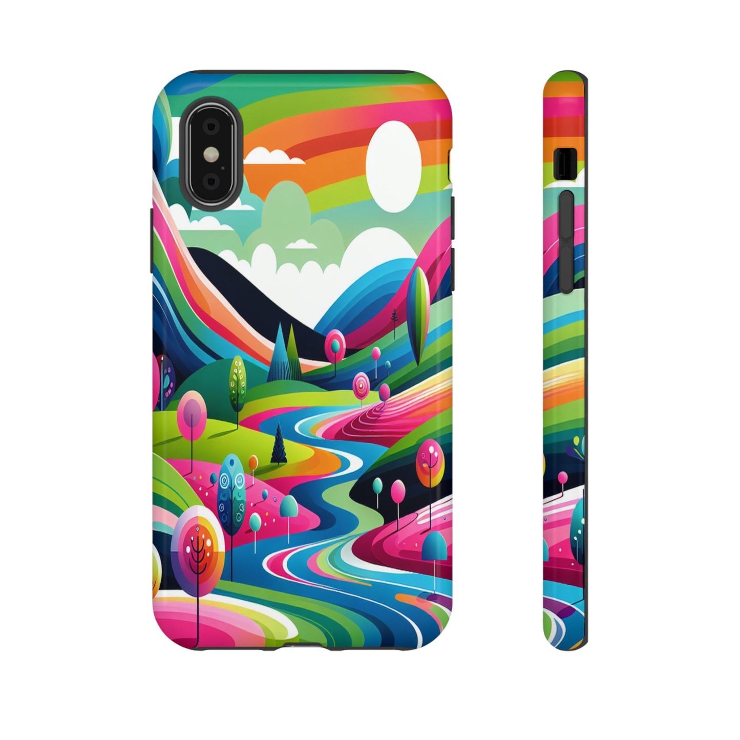 Colorful Landscape Journey - Phone Case