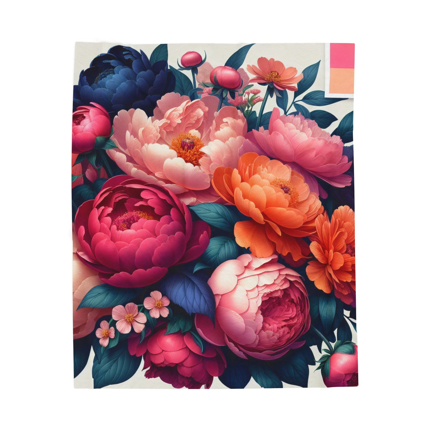 Bountiful Blossoms - Plush Blanket