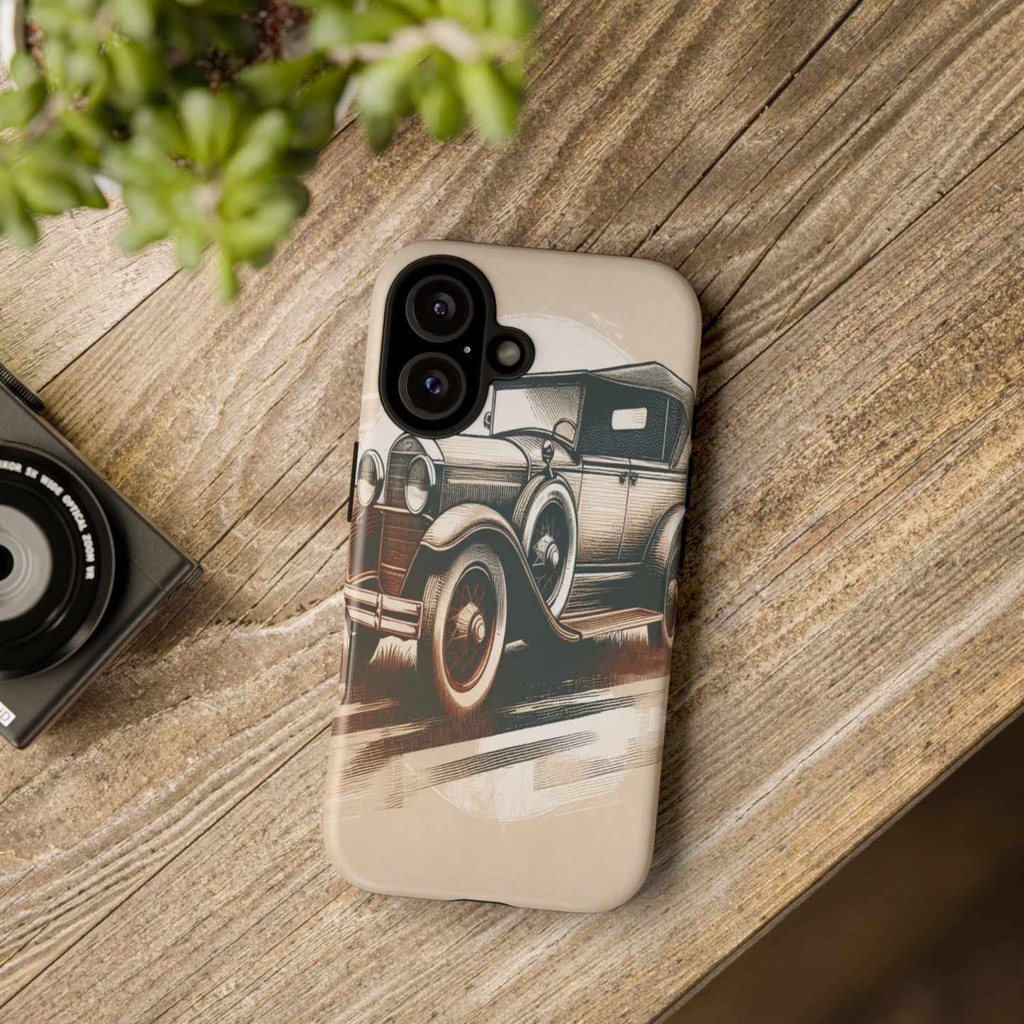 Vintage Wheels in Motion - Phone Case