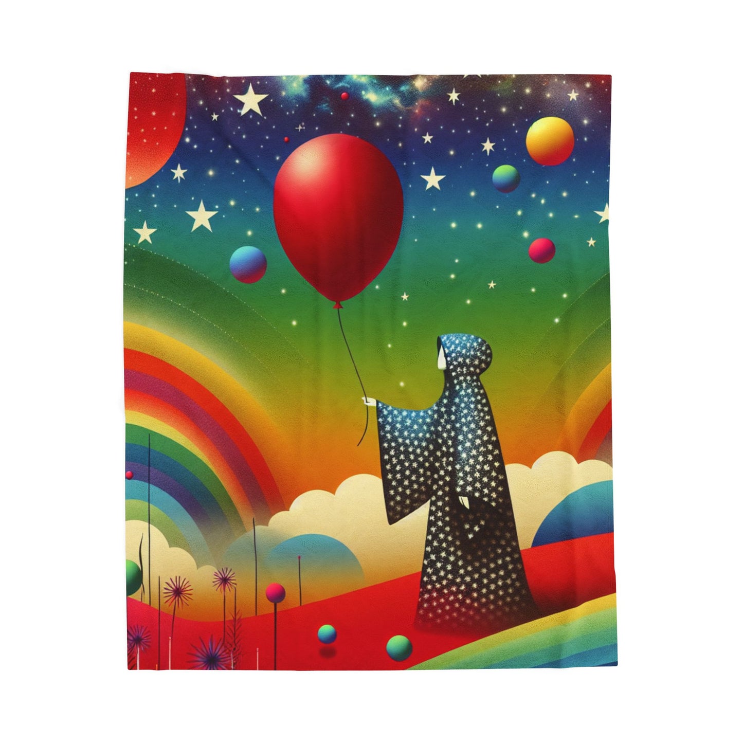 Balloon Odyssey - Plush Blanket