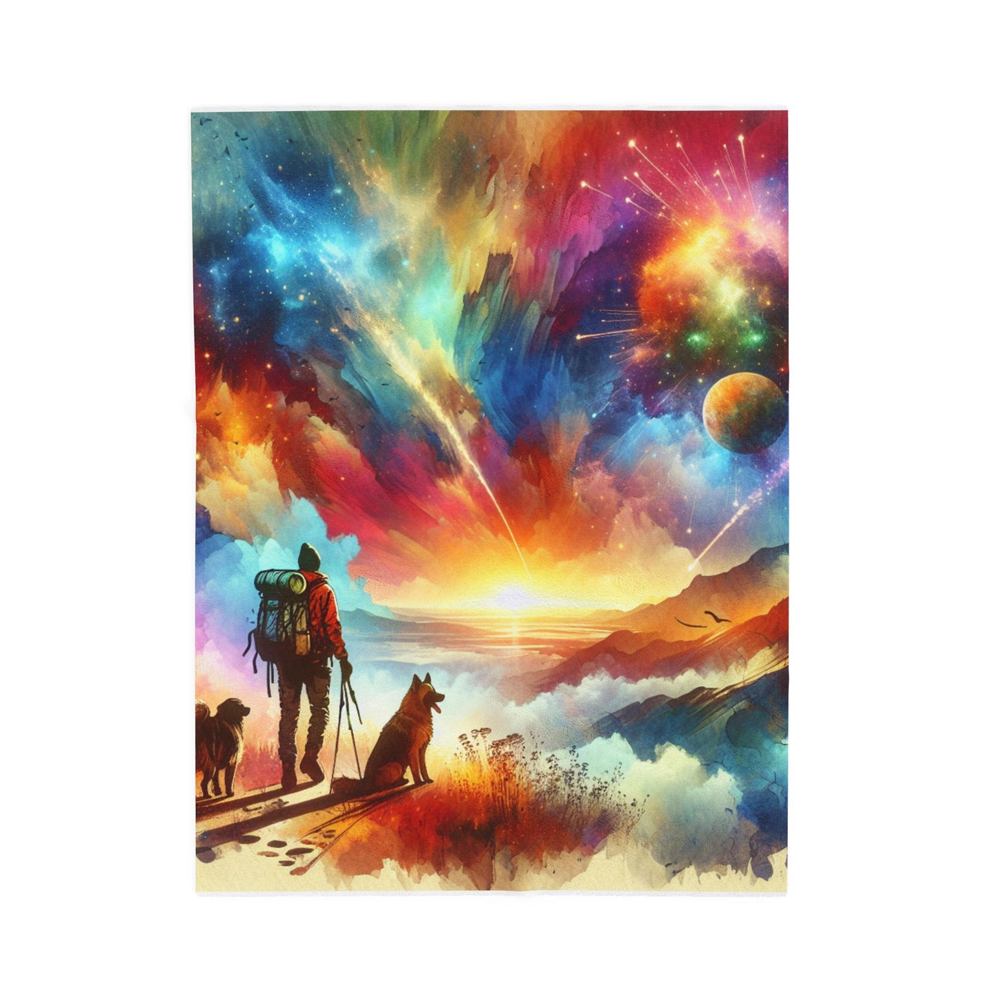 Explorer's Odyssey - Plush Blanket