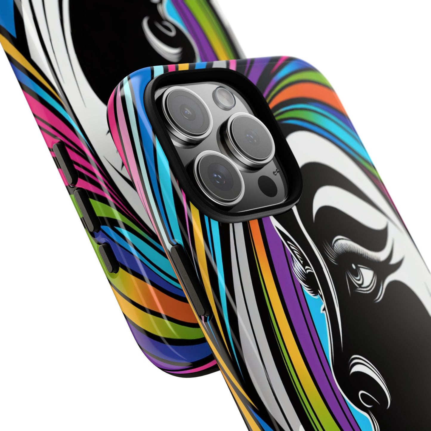 Colorful Portrait Fusion - Phone Case