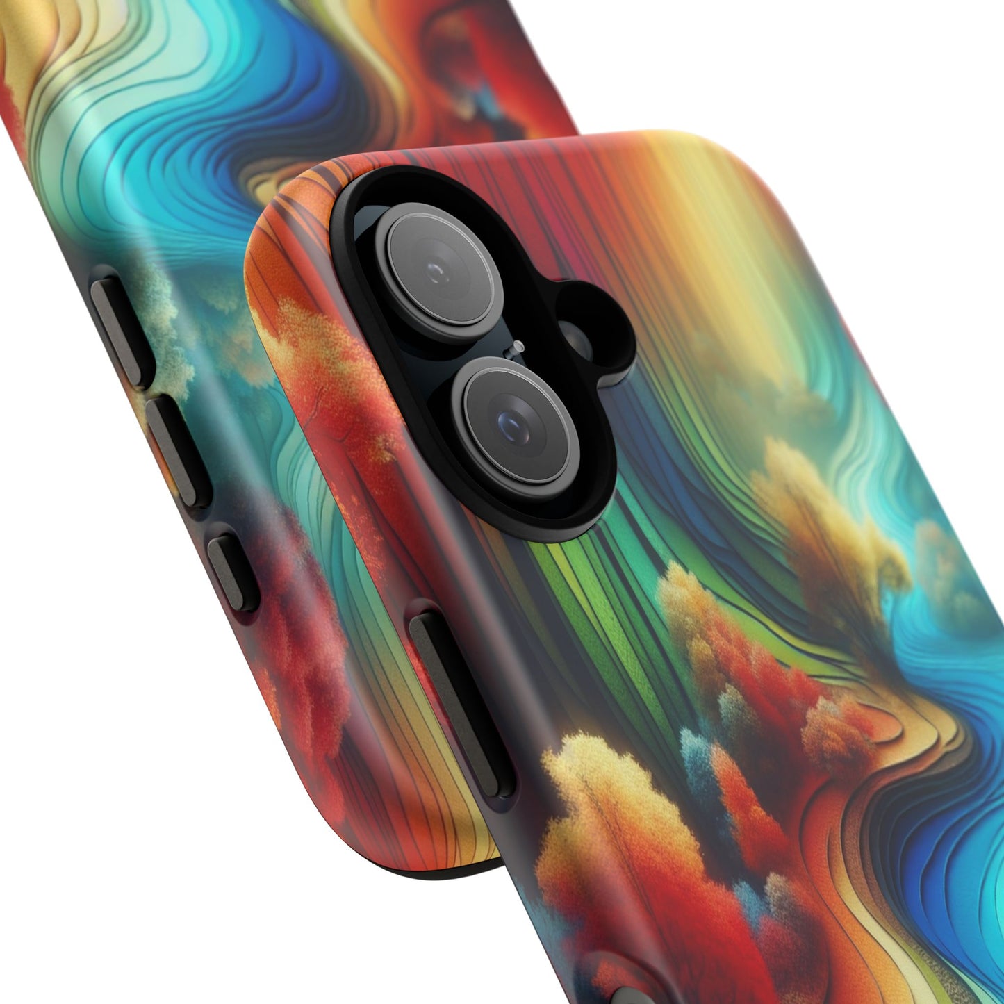 Protective River of Colors Iphone Case Compatible With Iphone 16 15 14 - Iphone Cover