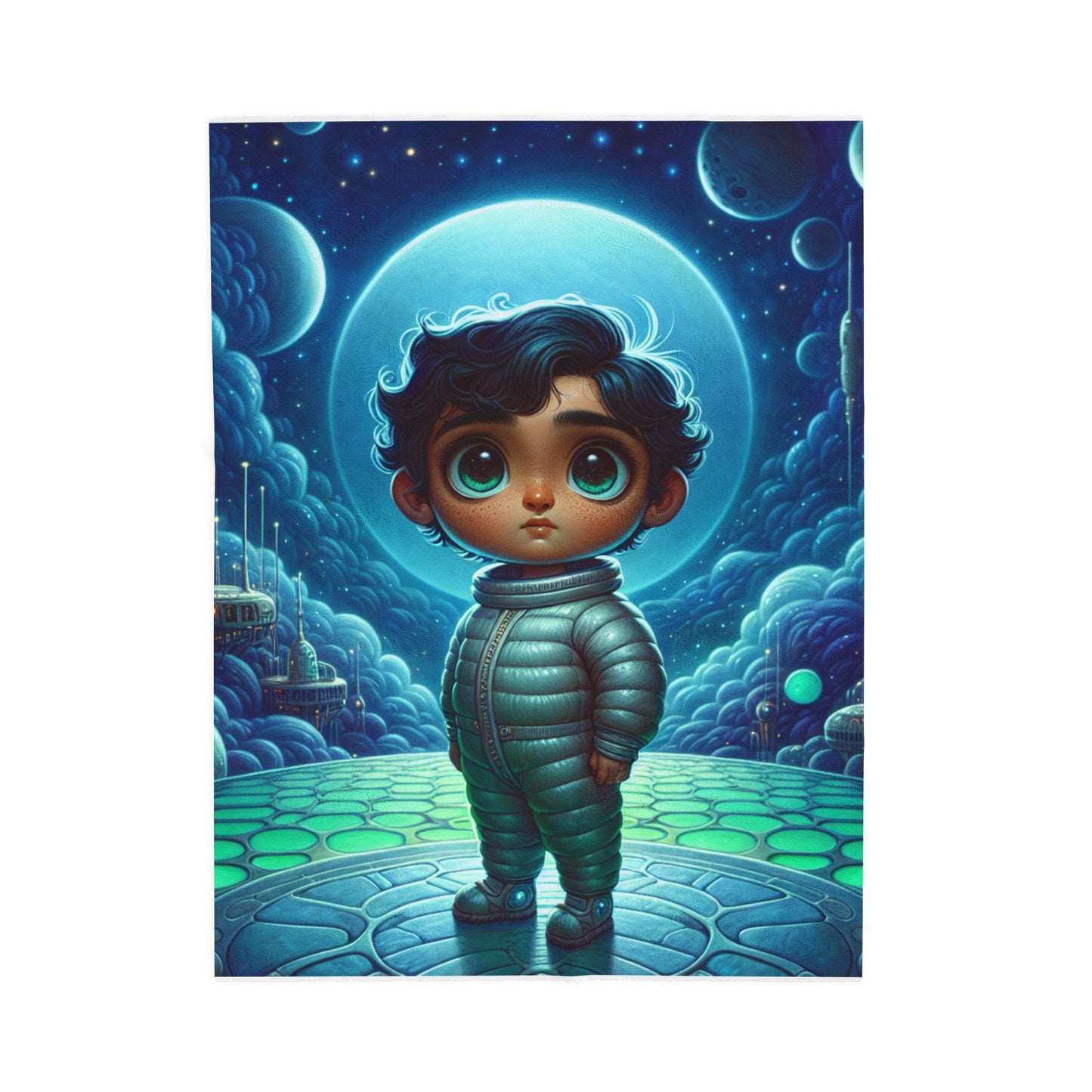 Interstellar Child Odyssey- Plush Blanket