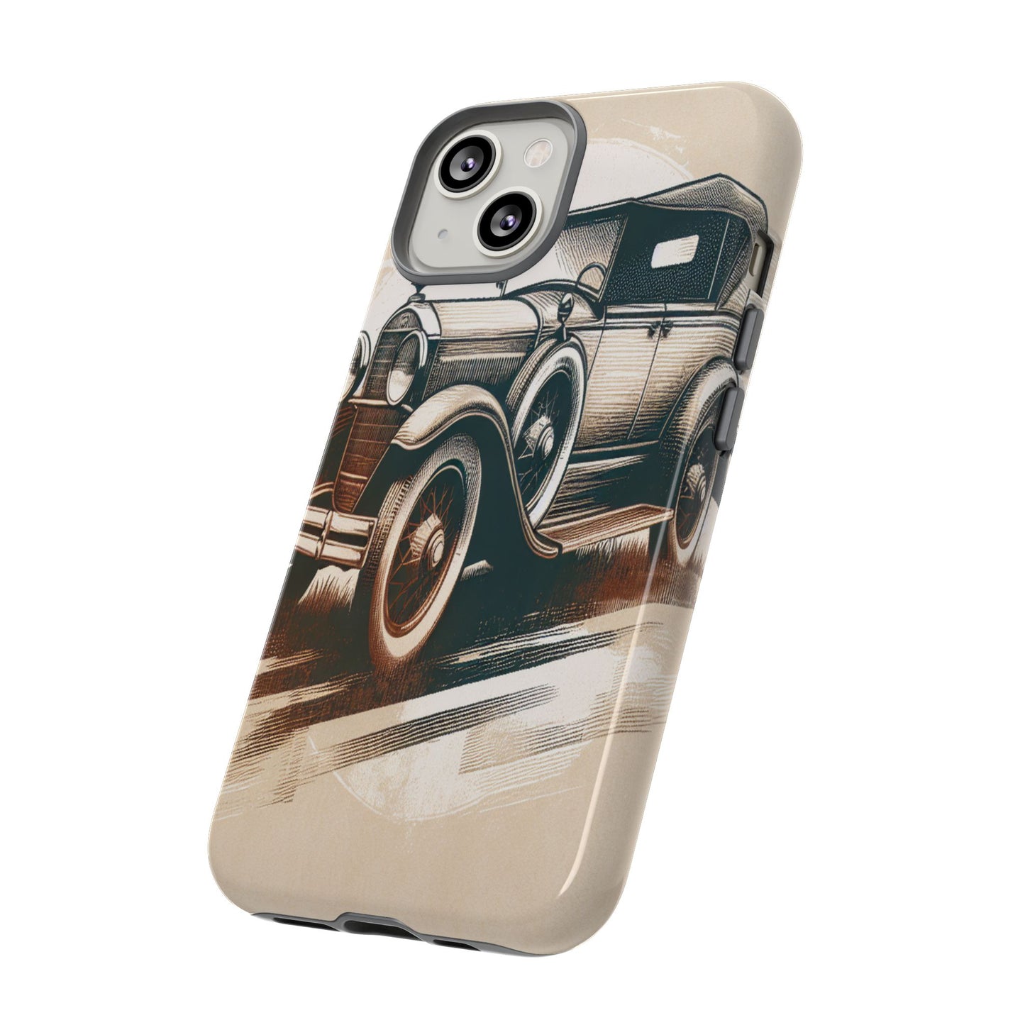 Vintage Wheels in Motion - Phone Case
