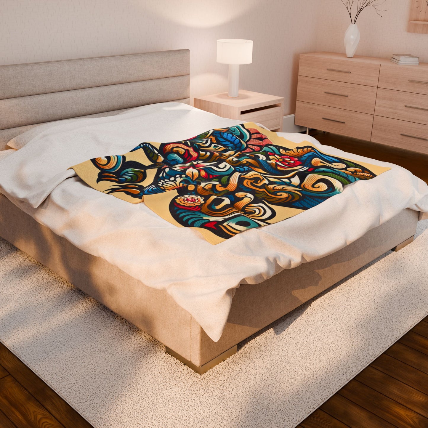 Primal Flourish - Plush Blanket