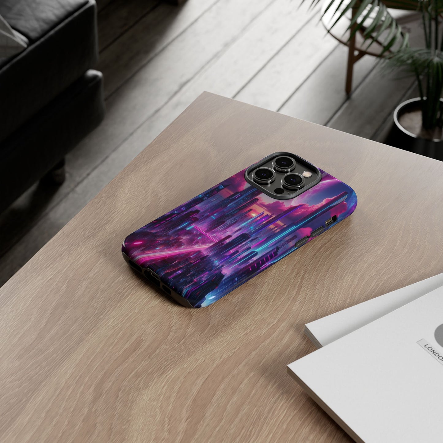 Futuristic Skyline Fantasy - Phone Case
