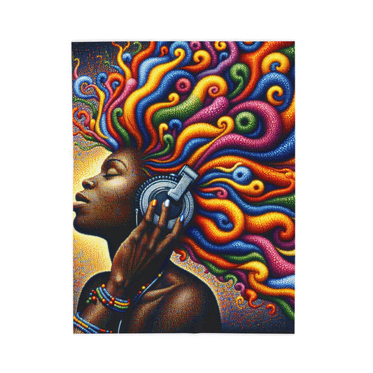 Harmony of Sound and Spirit - Plush Blanket