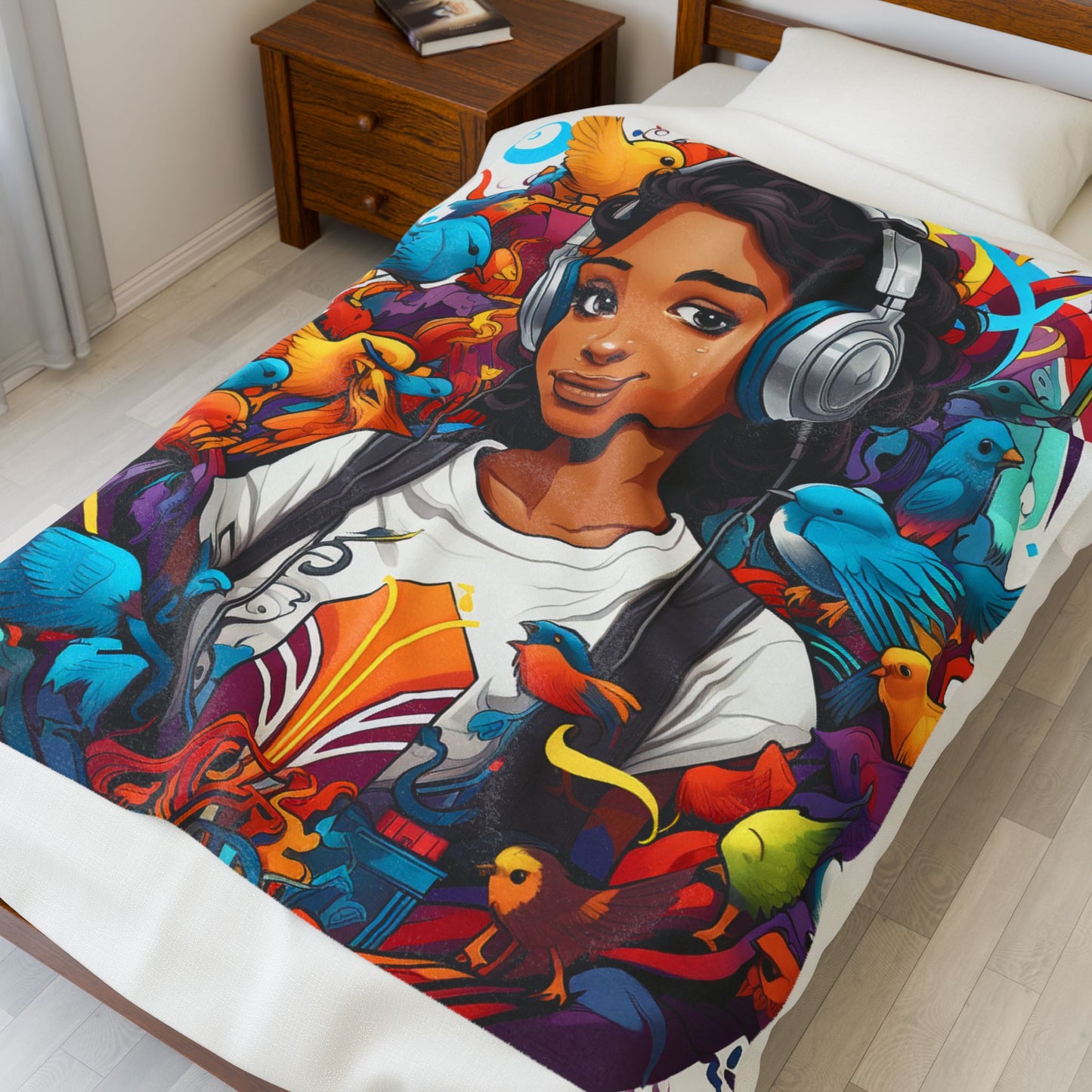 Melody of Colors- Plush Blanket